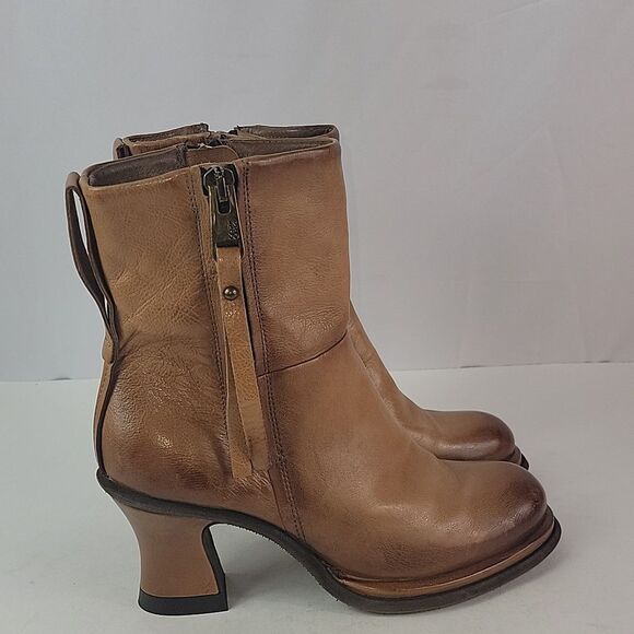 A.S 98 Nelle Stylish Italian Leather Women's Ankle Boots - Picture 4 of 16